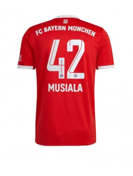 Bayern Munich Jamal Musiala #42 Heimtrikot 2022-23 Kurzarm